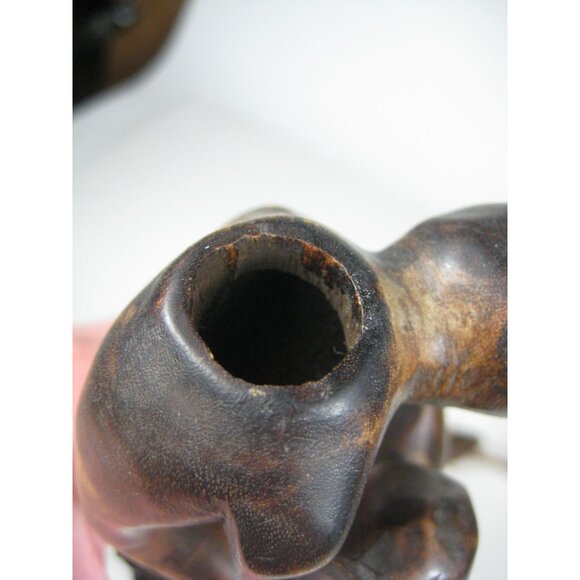 African Makonde Tree of Life Hand Carved Ebony Wood Statue Tribal Figures 13 in - Picture 13 of 15